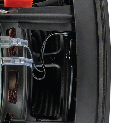 Rigid Baffle design with acoustic smoothing for improved transducer integration